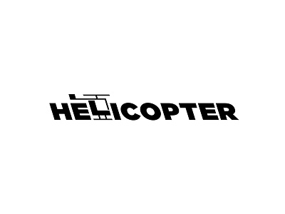 Helicopter branding idea fly helicopter icon identity illustration logo logotype mark negative space