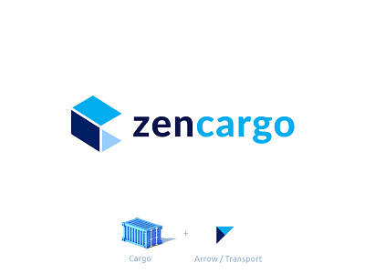 Zencargo Final Logo branding business cargo icon idea identity logo mark minimal modern symbol