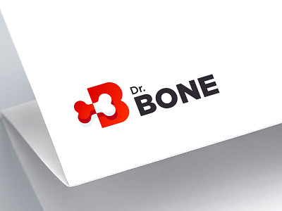 Dr. Bone Logo branding doctor fitness graphic health identity logo medical symbol