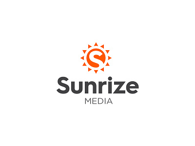 Sunrize Media Logo branding icon identity logo minimal modern subtle sunrize symbol