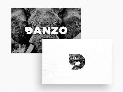 Danzo Logo ( D + Elephant ) animal branding elephant icon identity illustration inspiration logo logotype minimal symbol typography