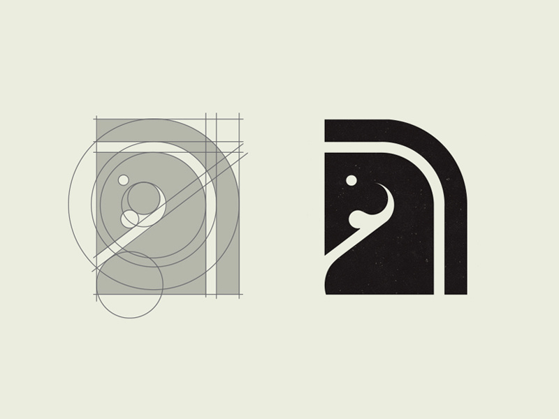 Horse Logo Mark typography logotype logo icon grid branding identity mark symbol illustration horse animal