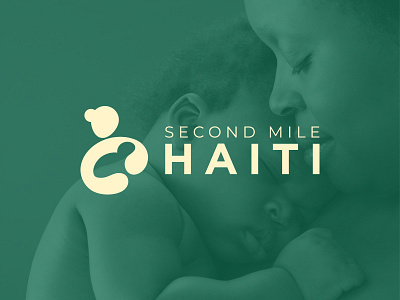 Second Mile Haiti Logo branding care child creative identity logo logotype minimal mother negative space symbol