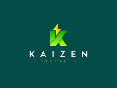 Kaizen Controls Logo brand elegant font identity logo minimal modern powerful technology type typography wordmark