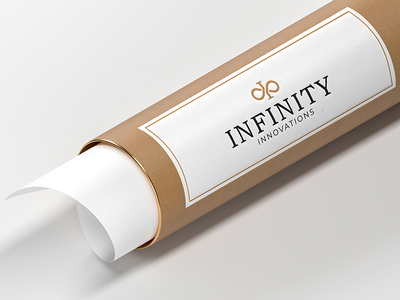 Infinity Innovations Logo brand elegant font identity logo minimal modern type typography wordmark