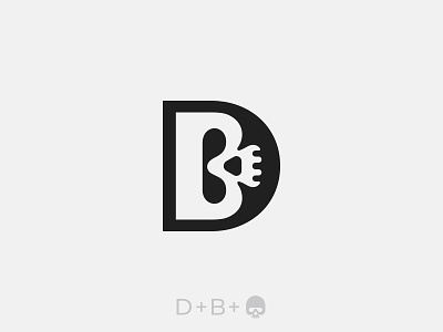 D + B + Skull Logo