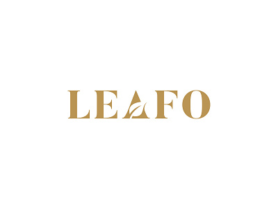 Leafo Natural Logo Design branding identity brands drinks negative space inspirational leaf green gold lettering logotype typography logo logo designer logos natural healthy fitness subtle clever nature healthy symbol icon minimalist idea ui ux web webdesign wordmark