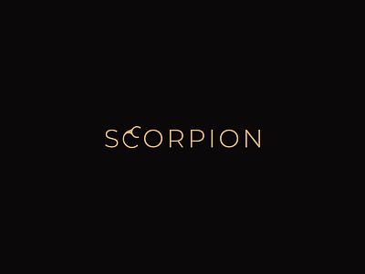 Scorpion Logo animal scorpion fashion brand design identity branding subtle modern illustration ui ux luxury gold logo logo design logo designer simple hidden icon logos symbol wordmark logotype creative idea