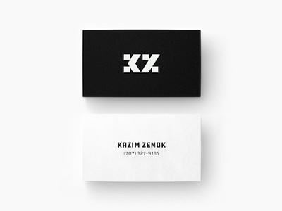 KZ - Kazim Zenok Logo & Business card