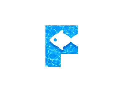 F for Fish. animal brand branding creative fish icon mark symbol idenity inspiration logo logotype minimal negative space logos