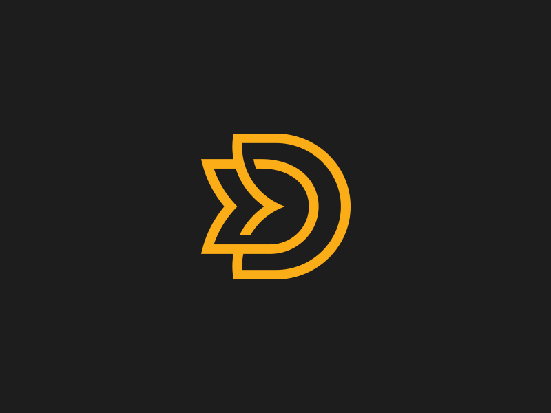 DD Monogram typography type fonts designs monogram icon app ui clever subtle graphic design business marketing social media logotype modern minimal simple logos brand branding luxury logo icon identity symbol