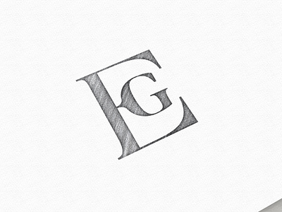 EG - Monogram / Logo ideas logomark symbol logotype lettering type typography custom logo monogram eg mark illustration vector sketch idea logodesign