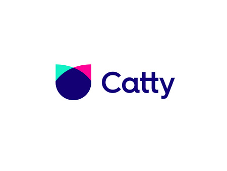 Catty Party Logo & App Icon / Cat by Aditya Chhatrala on Dribbble