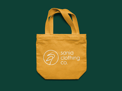 Sania Clothing Co. Canvas Bag Design.