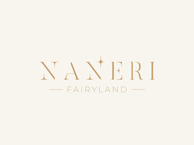 Naneri Fairyland Logo graphic design logo designer logo symbol icon logotype lettermark wordmark modern minimal creative
