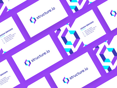 Structure.io Business Card Design designs graphics logo designer graphics branding identity brand logo design monogram s letter logo icon symbol mark logotype web ui ux type modern clean simple clever idea typography layout inspiration