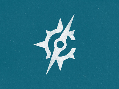 C for Compass Lettermark / Logo graphics type typography logo icon symbol mark modern minimal simple design