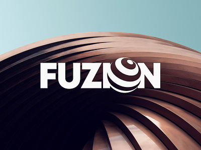 Fuzion Logo Design 3d globe animation brand branding identity business logo designer circle round black graphic graphics design logo designer best top type typography typeface wordmark lettermark logotype