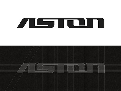 Aston Steel Group - Logo Design brand branding identity construction real state realty grids typeface font typography house home building creative logo designer design grid logo icon symbol mark typography graphic design logos