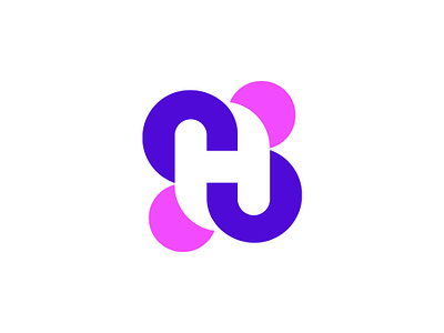H Lettermark Logo. graphics web ui ux h letter lettermark monogram logo designer graphic idea logo icon symbol mark logos type typography creative