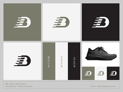 Ecologie zout textuur DB - Logo for a sports shoe brand by Aditya | Logo Designer on Dribbble