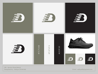 DB - Logo for a sports shoe brand by Aditya Chhatrala on Dribbble