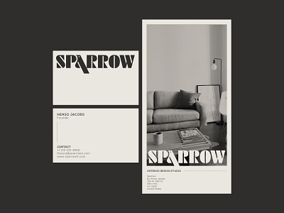 Logo Design for Sparrow Interior Design studio