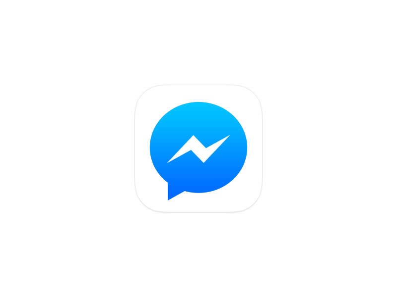 facebook messages app icon