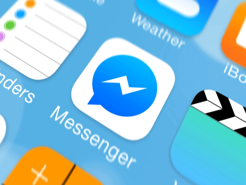 Messenger App Icon animated app facebook gif icon messenger