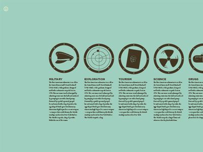 Submarine Infographic Pt 3 icons infographic submarine
