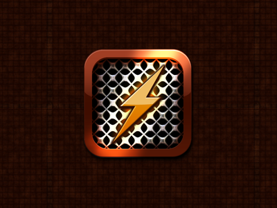 Lightning App Icon Take 2 app critique glossy glowy glyph icon improvements yknow ios iphone lighting lightning mmmmmmm new orange shiny