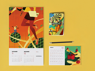 Framgia Calendar 2019 asian bookcover branding buitam childhood colour and lines colour collective colour palette colour picker cover design drawing dribbble icon illustration logo memory nguoidoitapbay typography vector