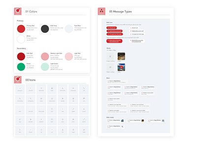 Atomic Design System design design system flat minimal ui ux vector