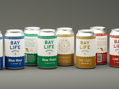 WIP Mockup for Can Line beer brewery chesapeake bay seagull