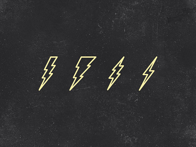 Lightning Bolts electricity icon illustration lightning bolt