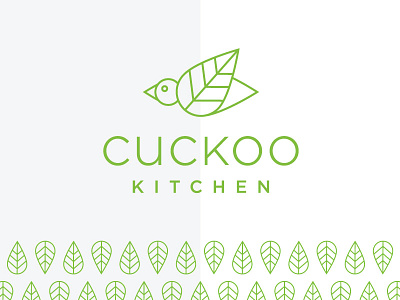 Cuckoo Kitchen Brand Identity food branding illustration logo design