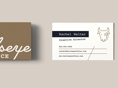 Cards black bull business cards gold head monocle office ring