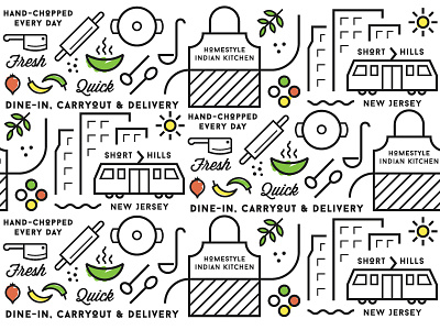 Restaurant Branding Pattern