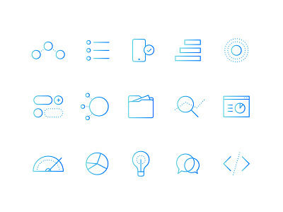 Digital Solutions Icon Set