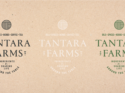 Final Logo Full Lockup coffee farms fields herbs oil serif spices springfield tea