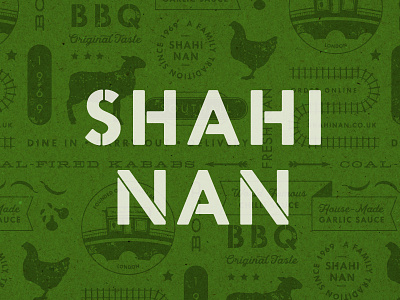 Indian BBQ - London branding design indian logo pattern restaurant