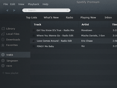 Spotify Redesign redesign spotify