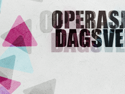 Operasjon Dagsverk dagsverk festival operasjon poster