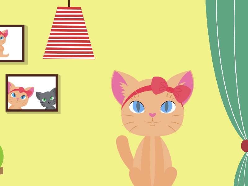 Cat in the window. Cartoon Movie by Adeev Alexander on Dribbble