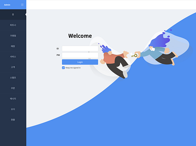 login animation illustrator login