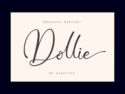 Dollie branding design font font awesome fonts logotype packaging type type design typeface typography