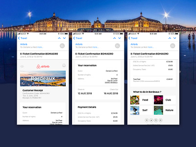 Airbnb - Email Receipt 017 daily ui