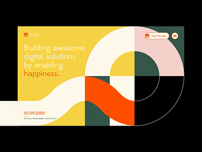 The world of Incentro | Web concept branding circles colourful conference event happiness identity incentro smiley ui ux vector webdesign world