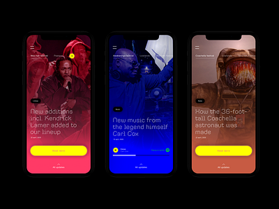 Festival app concept