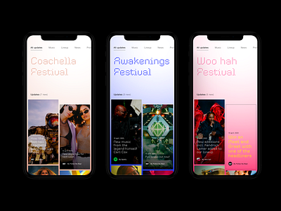 Festival app concept